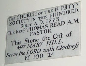 Old Drawyers Church, Voshell, Minner, Penington, Slaughter, Carrow, Wilson, Ford, Faulkner, Van Winkle, Ball, Crouch, Price, Williams, Pennington, Craven, Cochrane, Biddle, Bankert, Stonesifer, Vandergrift, Yingling, Hyland
