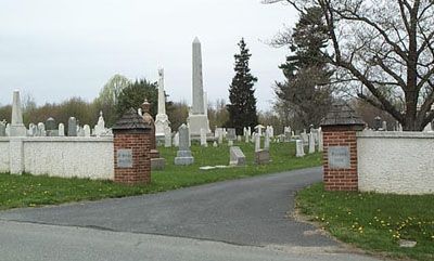 St Georges Cemetery, Voshell, Minner, Penington, Slaughter, Carrow, Wilson, Ford, Faulkner, Van Winkle, Ball, Crouch, Price, Williams, Pennington, Craven, Cochrane, Biddle, Bankert, Stonesifer, Vandergrift, Yingling, Hyland
